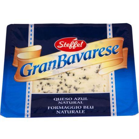 Steffel, GranBavarese, 100 г, Сир Гран Баварезе з блакитною пліснявою, 50%