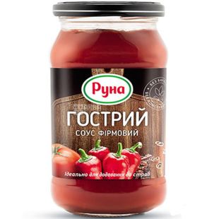 Руна, 485 г,  Соус острый, фирменный