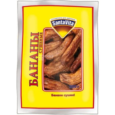 Santa Vita, Classic, 200 г, Бананы сушеные
