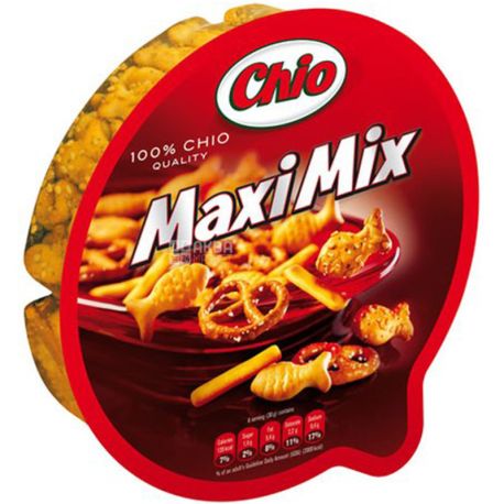 Chio, Maxi Mix, 125 г, Печиво солене, мікс