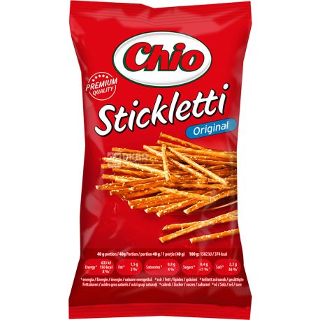 Chio, Stickletti, 40 г, Соломка соленая