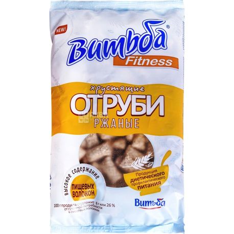 Витьба, Fitness, 130 г, Отруби хрустящие ржаные