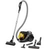 Rowenta, RO 6984 EA, Bagless vacuum cleaner, cyclonic, black and yellow, 750 W