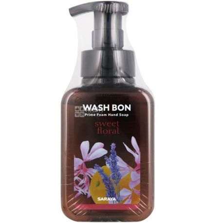 Saraya Wash Bon, Sweet floral, 500 мл, Мило-піна для рук, з ароматом квітів