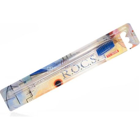 R.O.C.S., Класична, 1 шт., Зубна щітка, м'яка, в асортименті