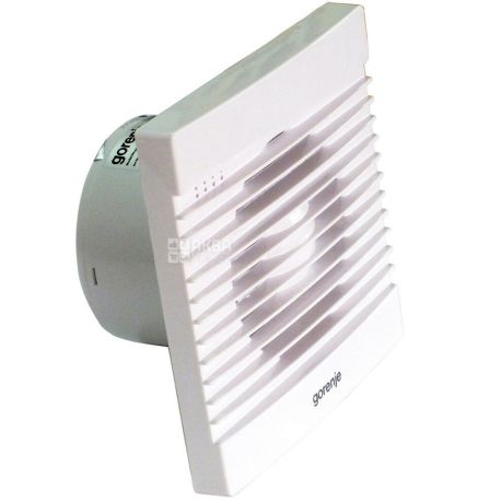 Gorenje BVN100WS, Витяжний вентилятор зі зворотним клапаном, білий, 100 мм