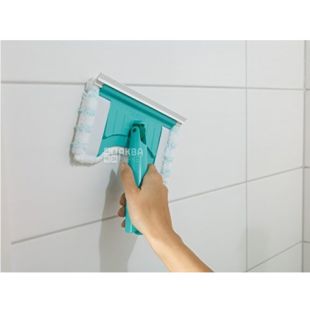 Leifheit Flexi Pad, Насадка для швабри Лайфхайт Bath Cleaner Micro Duo, для ванної кімнати та кахлю, 20 см