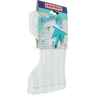 Leifheit Flexipad Evo, Моп для швабри Лайфхайт Bath Cleaner Micro Duo, для ванної кімнати та кахлю, 19 х 12 см