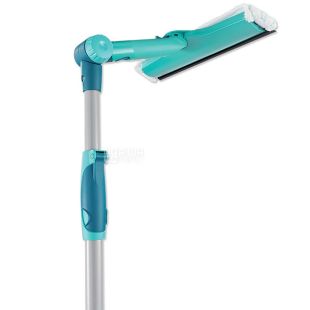 Leifheit, Швабра для вікон Лайфхайт Window Frame Cleaner L 3 в 1, з шарніром та телескопічною ручкою, 110-200 см