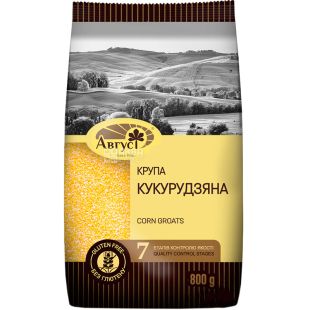 Август, 800 г, Крупа кукурузная