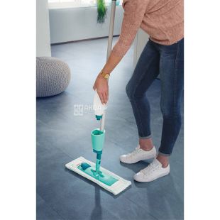Leifheit, Швабра Лайфхайт для підлоги Easy Spray XL Micro Duo з розпилювачем, 130 х 42 см