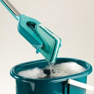 Leifheit, Швабра для підлоги Лайфзайт з віджимом Piccobello S Micro Duo, 140 х 27 см