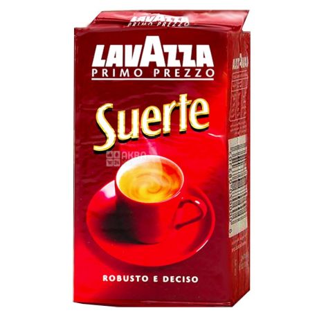 Lavazza, Suerte, 250 г, Кофе Лавацца, Сиетре, средней обжарки, молотый
