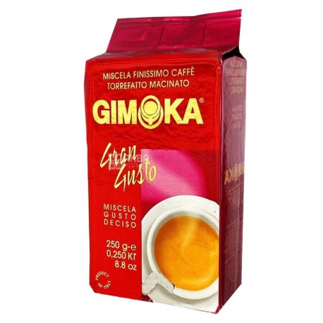 Gimoka Gran Gusto, Ground Coffee, 250 g