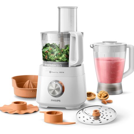 Philips Daily Collection HR7510 / 00, Комбайн кухонний, 800 Вт