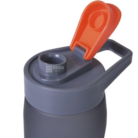 Fissman, 660 мл, Пляшка для води, пластикова, синя