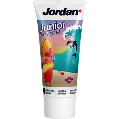 Jordan, Junior, 50 мл, Зубная паста для детей 6-12 лет
