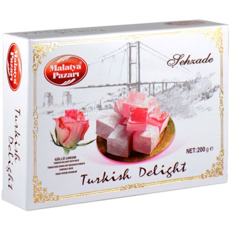 Malatya Pazari Sehzade, 200 g, Malatia Pazari Shahzade, Turkish Delight, rose