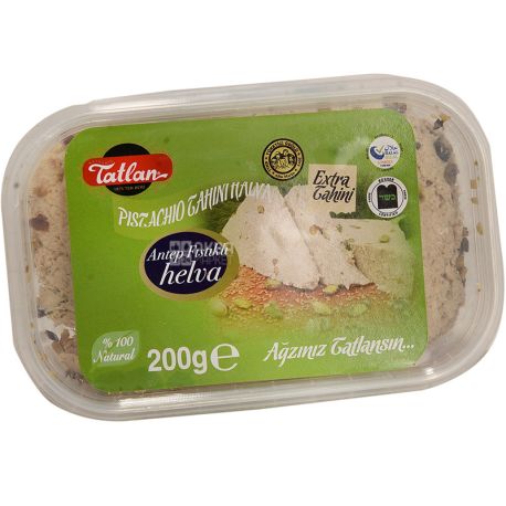 Tatlan, 200 г, Тахинная халва, фисташковая