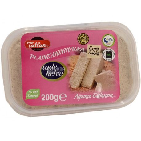 Tatlan, 200 г, Тахинная халва