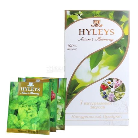 Hyleys, 25 pcs., Assorted Tea, 7 flavors