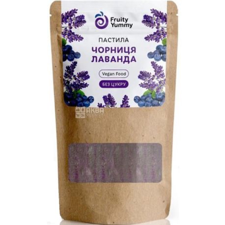 FruityYummy, 40 г, Пастила, Лаванда-черника, без сахара