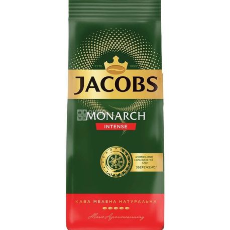 Jacobs Monarch Intense, 450 г, Кава Якобз Інтенс, мелена