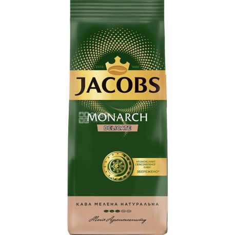 Jacobs Monarch Delicate, 450 г, Кава Монарх Делікат, мелена