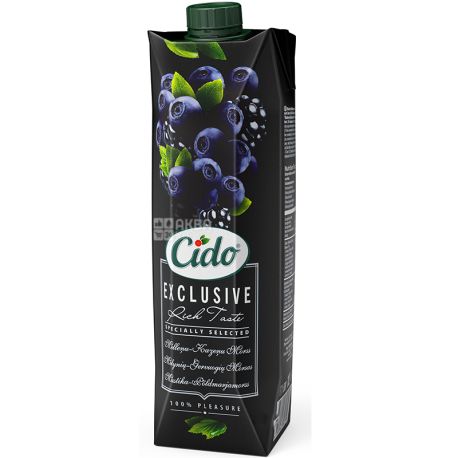 Cido, Blueberry-Blackberry, 1 L, Juice drink