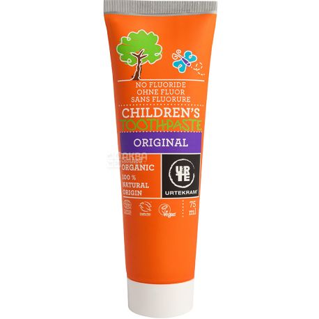 Urtekram, 75 ml, Toothpaste, for children, organic
