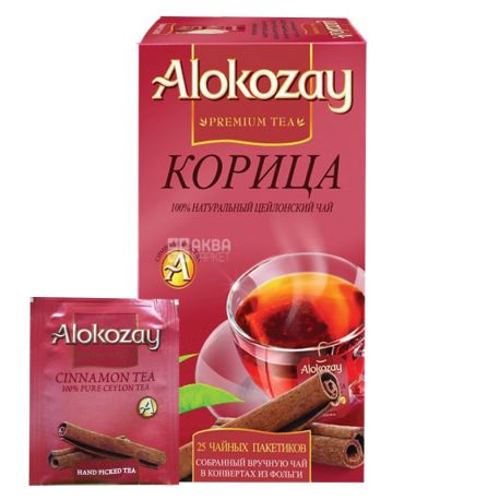 Alokozay, 25 шт., чай черный, с корицей