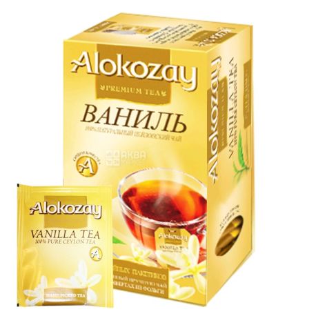 Alokozay, 25 pcs., Black tea, Vanilla
