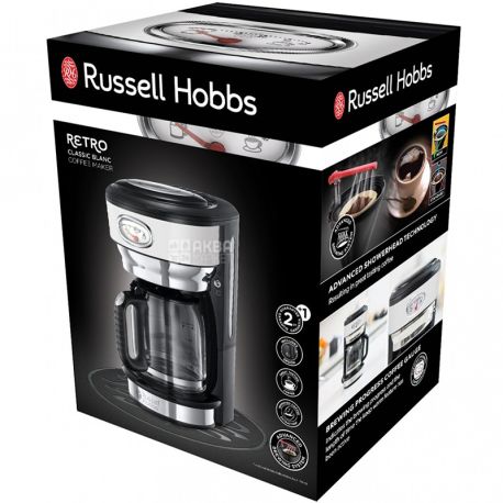 Russell Hobbs 21703-56 Retro, Кофеварка капельная, 1000 Вт