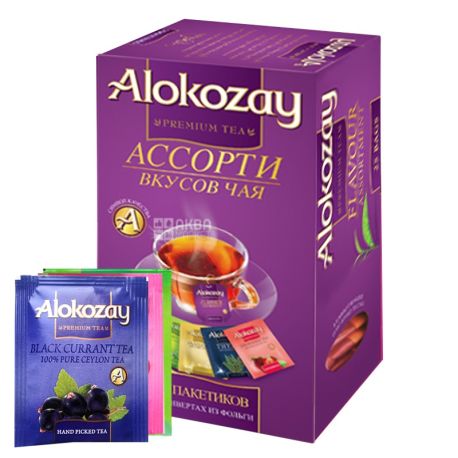 Alokozay, 25 пак, Чай фруктовий Алокозай, Асорті