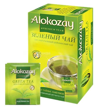 Alokozay, 25 пак, Чай зеленый Алокозай
