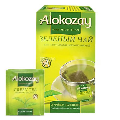 Alokozay, 25 units, green tea