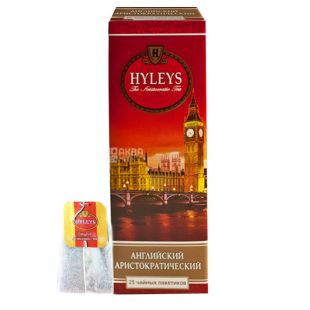 Hyleys English Aristocratic Tea, 25 пак, Чай чорний Хейліс Інгліш Арістократік Ті