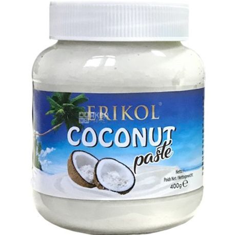 Erikol, Coconut, 400 г, Паста кокосова Ерикол