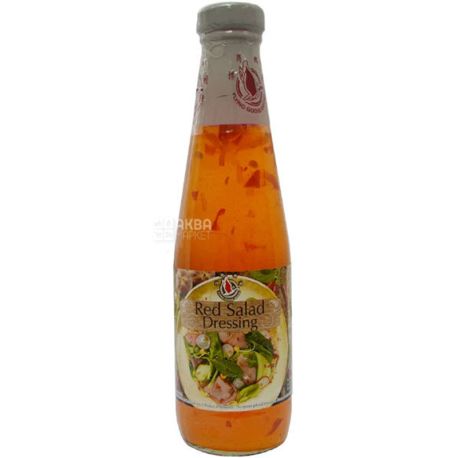 Red Salad Dressing, 295 мл, Соус-дрессинг для салатів з перцем чилі, кисло-солодкий