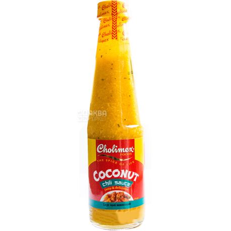Cholimex, Coconut Chilli, 270 g, Spicy-sweet fried sauce with coconut and chili