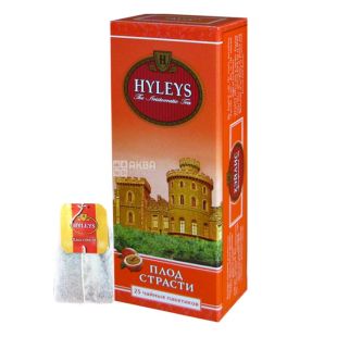 Hyleys Passion Fruit Tea, 25 пак, Чай чорний Хейліс Пешн Фрут Ті, Плід Пристрасті, Маракуйя