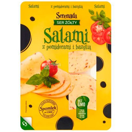 Serenada Salami, 135 г, Сыр твердый нарезанный, 45%
