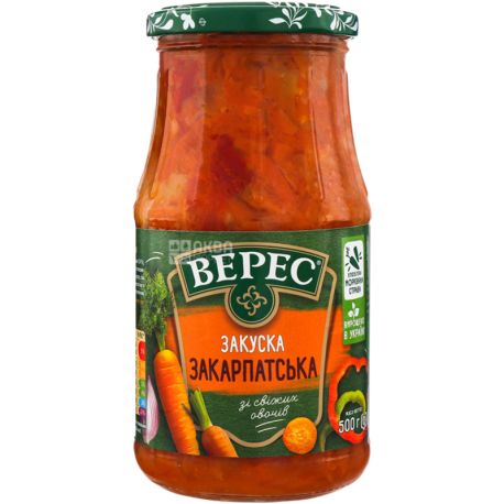 Верес, 500 г, Овощная закуска, Закарпатская