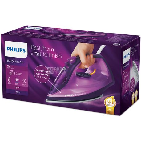 Philips Easy Speed Plus GC2148 / 30, Праска з керамічною підошвою, 2100 Вт