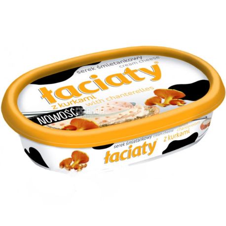 Laciaty, 135 г, Вершковий крем-сир, з лисичками