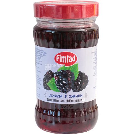 Fimtad, 380 г, Джем из ежевики