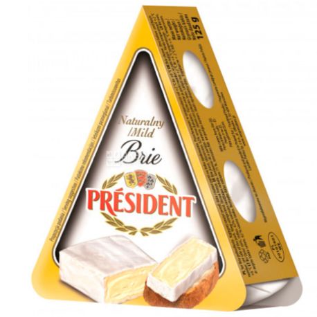 President, 125 g, Soft Brie Cheese, 60% - buy Soft cheese in Kyiv, water  delivery AquaMarket
