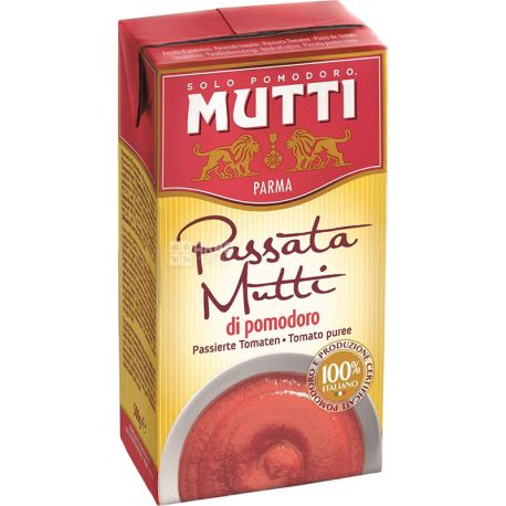 Mutti, 500 г, Томатне пюре