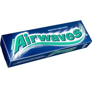 Airwaves, 14 г, Жувальна гумка, Ментол-Евкаліпт