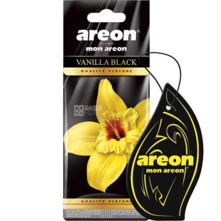 Areon, Mon Areon, Vanilla Black, Ароматизатор повітря автомобільний, Чорна Ваніль